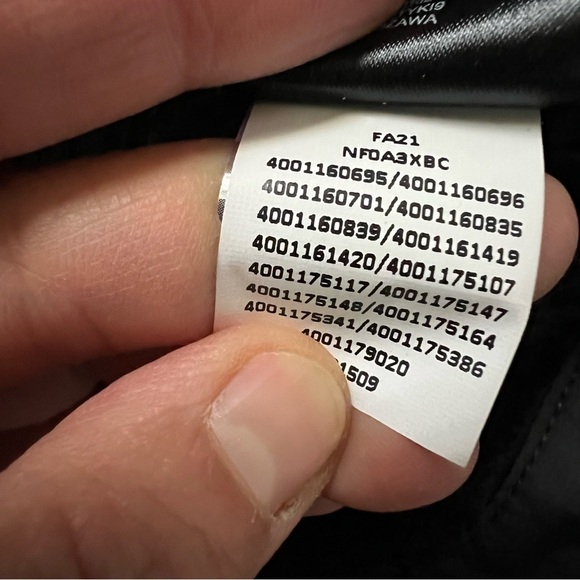 The North Face Osito 1/4 Zip Fleece Jacket Sweater Black Pullover Sz XL NF0A3XBC - Picture 14 of 16